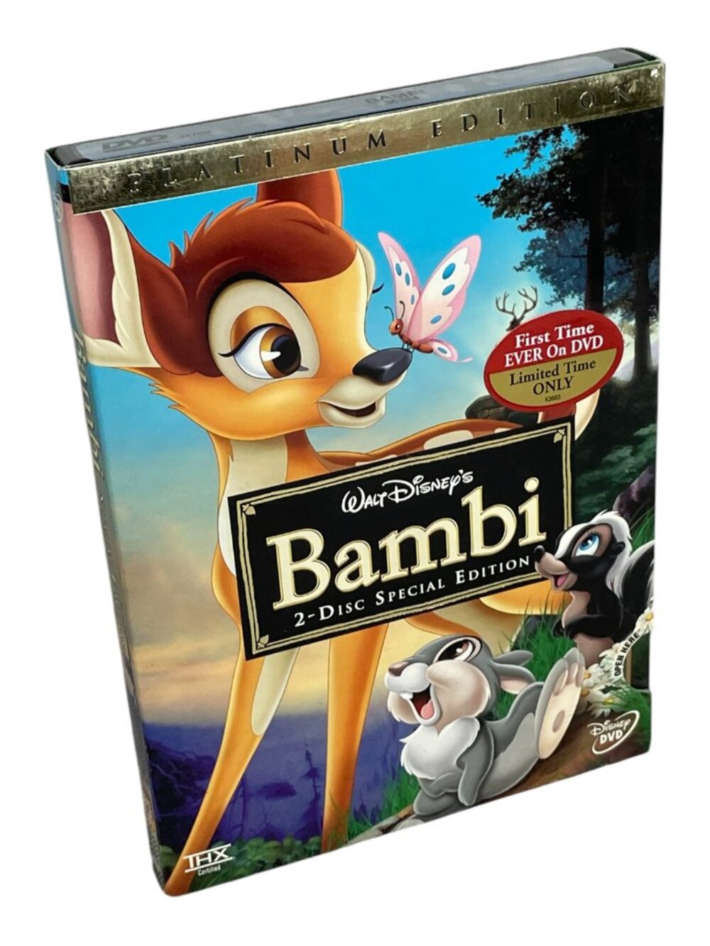 Bambi 2-Disc Platinum Edition DVD Set with Slipcase Sealed 2005